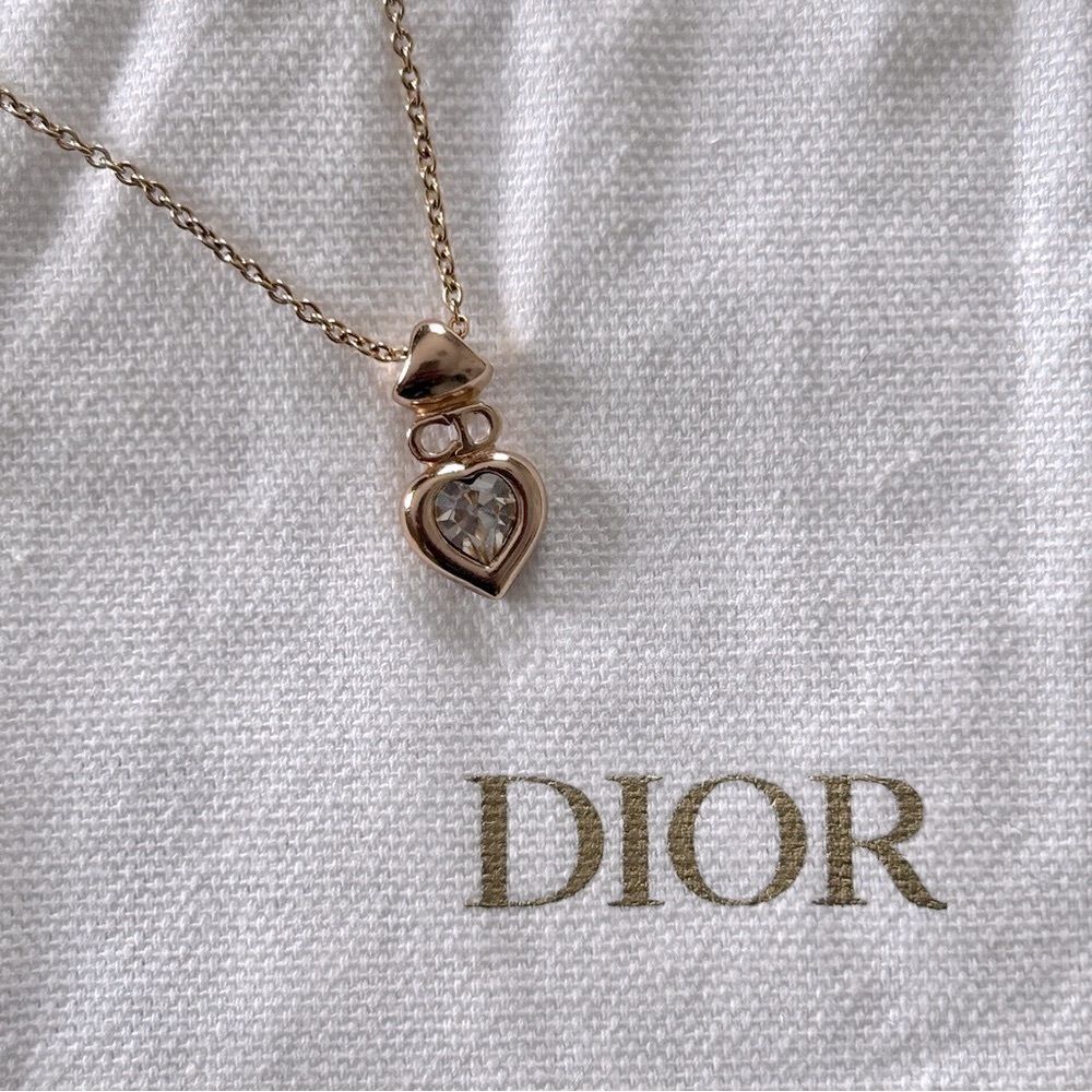 Christian Dior CD Rhinestone Necklace - Picture 3 of 5
